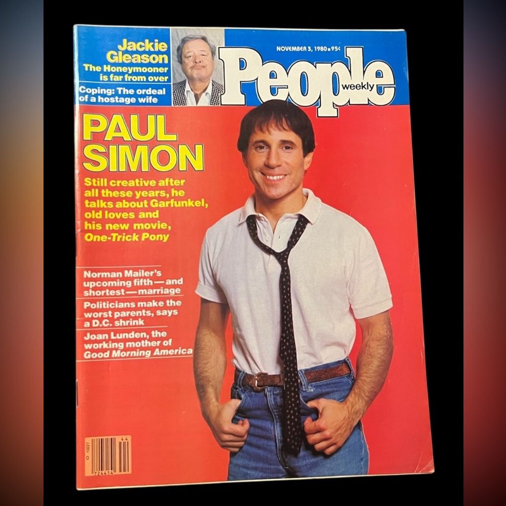 Paul Simon on the Cover of November 3rd 1980 People Magazine